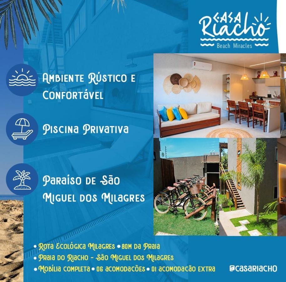 Villa Casa Riacho à São Miguel dos Milagres Extérieur photo